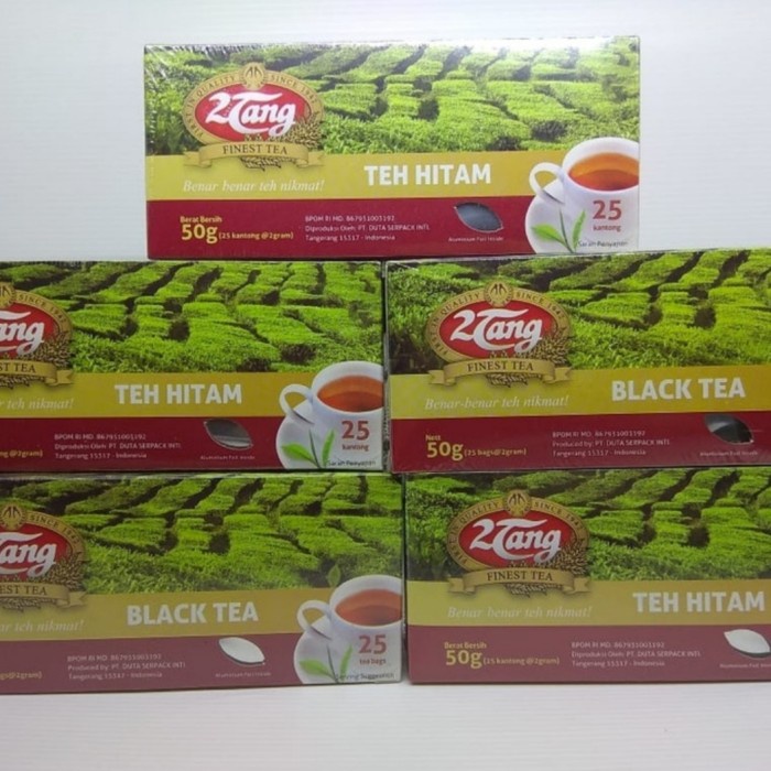 

B062 Teh 2 Tang Kotak Black Tea Isi 25 g054S