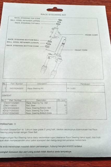 komstir Beat Vario 125 Beat fi vario 150