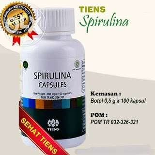 Tiens Spirulina/kapsul sayur isi 100kapsul Produk Dijamin ORI