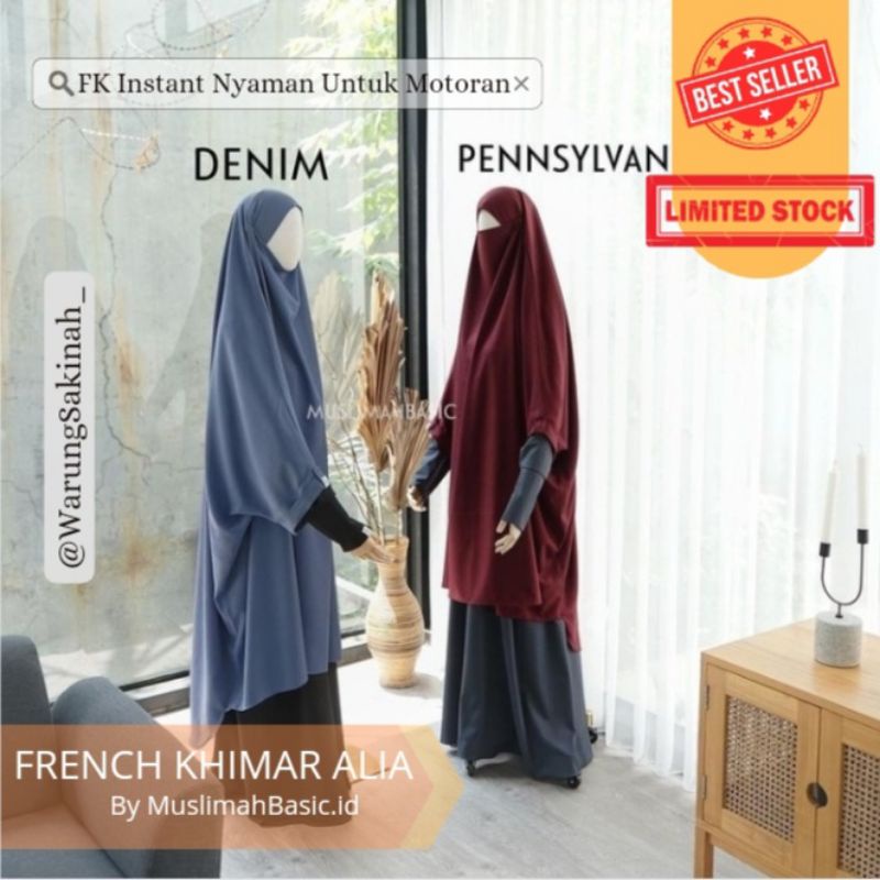 Alia FK instant by Muslimah Basic | READY, SIAP KIRIM