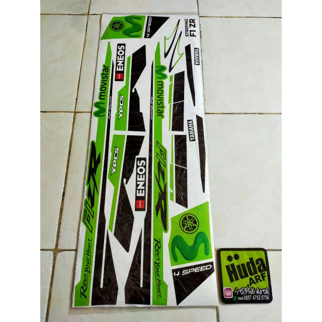 Striping variasi yamaha fizr movistar