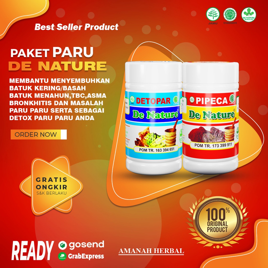 Obat herbal ampuh batuk tbc, batuk menahun, batuk alergi, batuk berdahak asli de nature