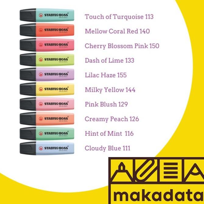 

cusss order] HIGHLIGHTER PEN | STABILO BOSS WARNA PASTEL