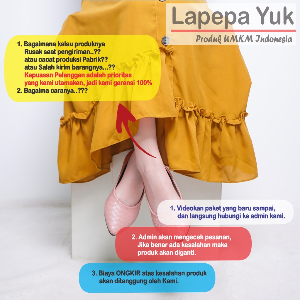 LAPEPA YUK - Sepatu Flat Shoes Wanita NADINE ALL COLOR Untuk Kerja kantor Spatu Flatshoes Ballerina Cewek Kuliahan Jalan Santai Casual Empuk Nyaman Slop Lancip Warna Black Hitam Putih Selop Premium Original Kekinian Terbaru Shoes ORI Mall Official Store