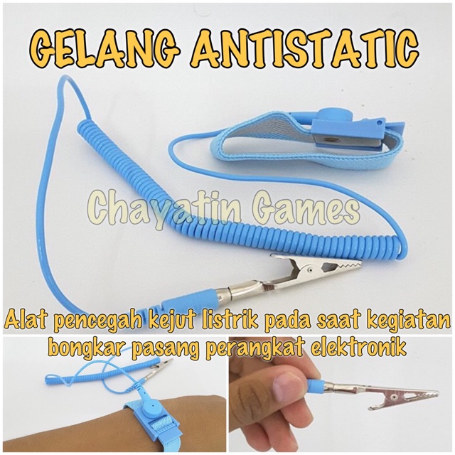 Gelang Antistatik / Antistatic Wrist / ESD Anti Statis