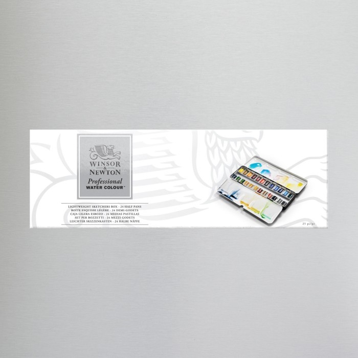 

Winsor & Newton Professional Water Colour Metal 24 Half Pans