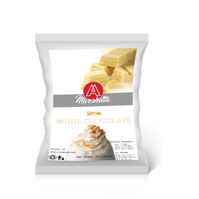 

Marshetta WHITE CHOCOLATE Frappe Powder / Bubuk Frappe Coklat Putih