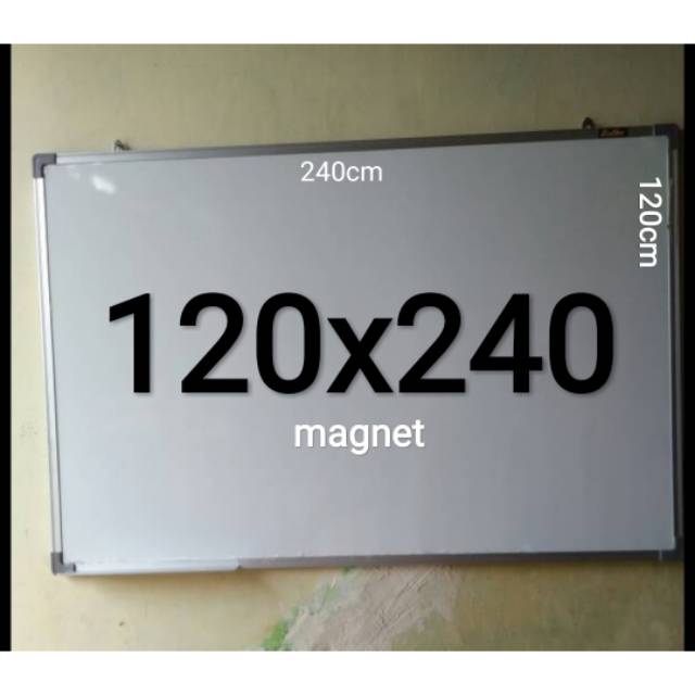 Jual White board 120x240 papan tulis 240x120 Indonesia|Shopee Indonesia