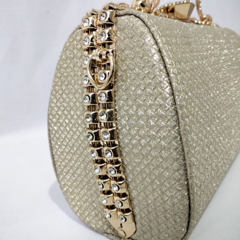 Clutch Pesta Farnell Diamond Party  Tas Kondangan Wanita Import 21303 Elegan Terbaru!