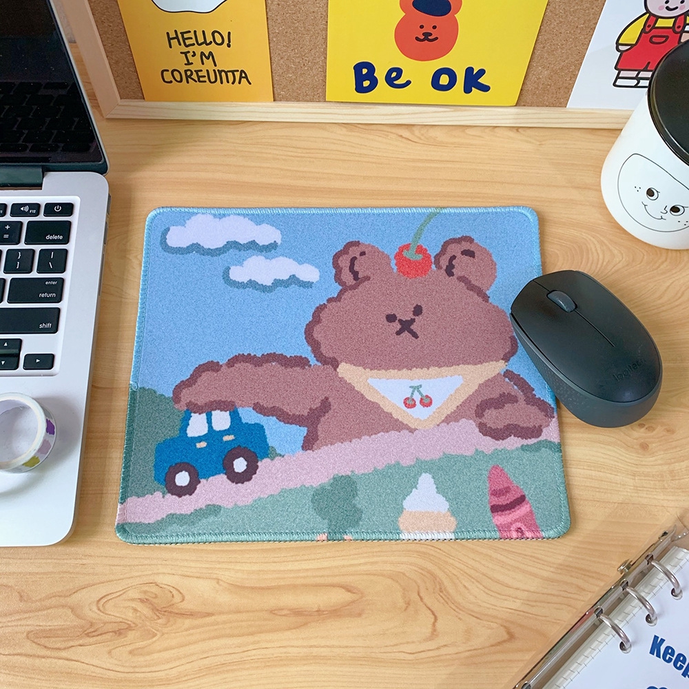 Alas Keyboard Gaming Motif Kartun Hewan Lucu
