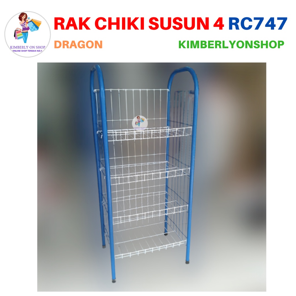 Rak Chiki Snack Rak Display Serbaguna Susun 4 Dragon