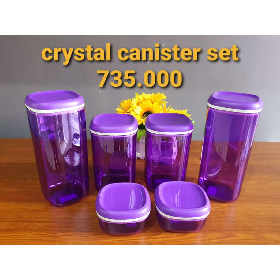 Jual Tupperware Toples Crystal Canister Shopee Indonesia