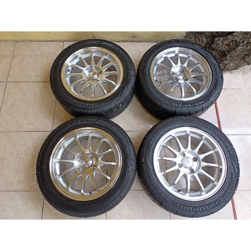 Velg SSR Type F r15 set ban sx2 195/55 2022