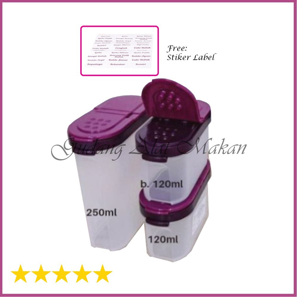 TUPPERWARE Spice T Go  3pcs