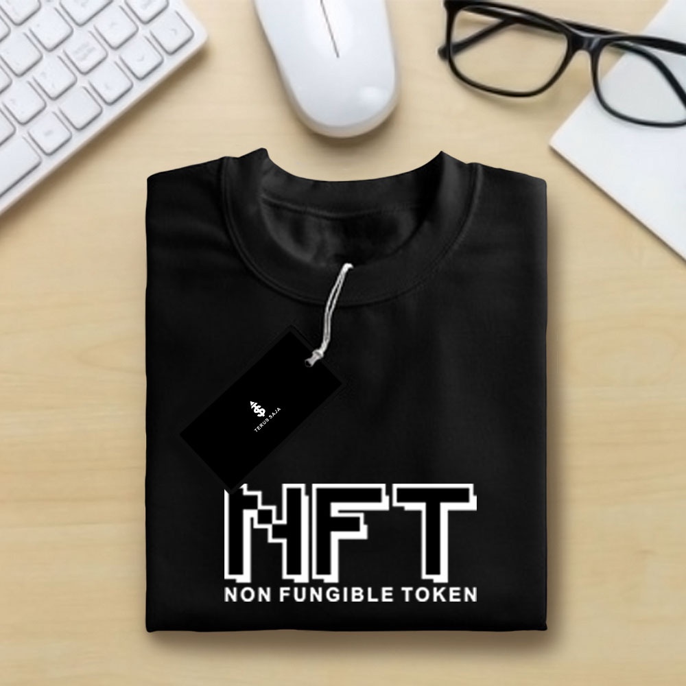 T-shirt NFT / Non Fungible Token / Kaos NFT art / Kaos Etherium ETH