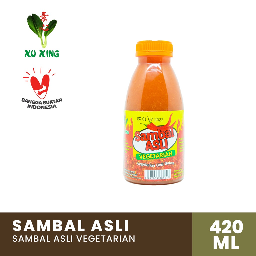 

Sambal Asli Vegetarian [420 ML]