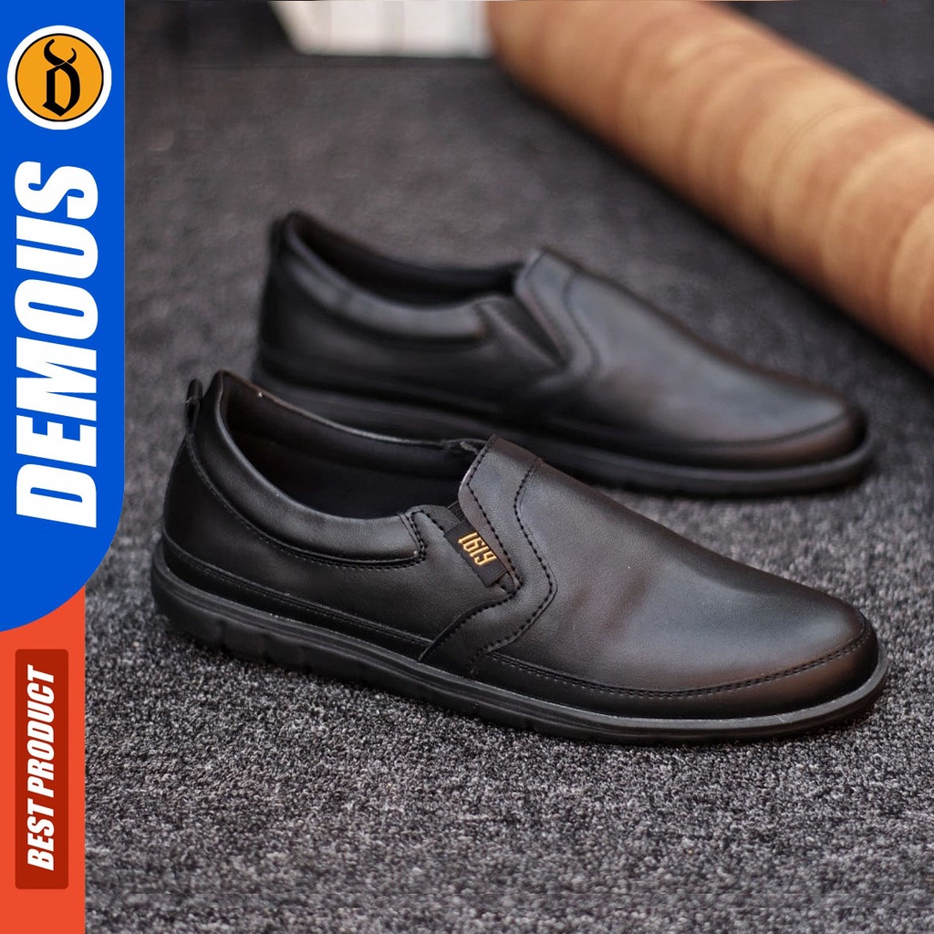 DEMOUS Majinbu - Sepatu Slip On Pria Casual