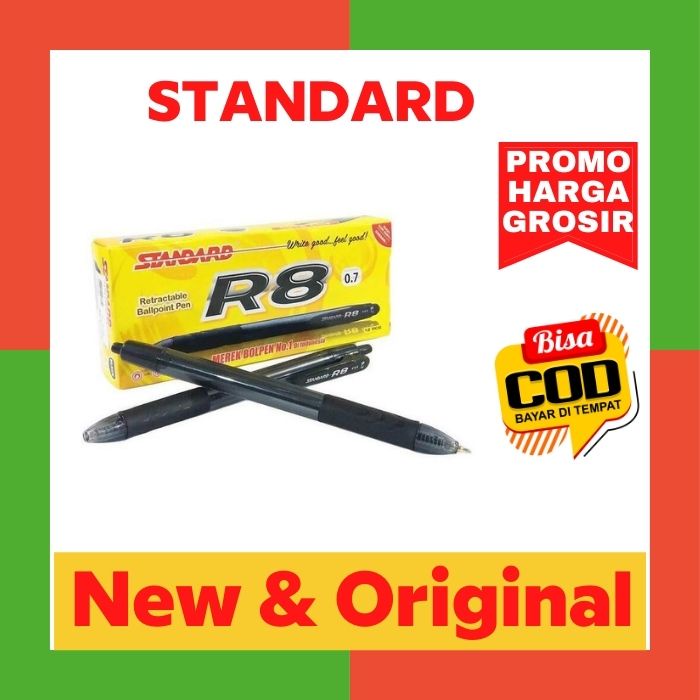 

Pulpen Standard R8 Warna Hitam