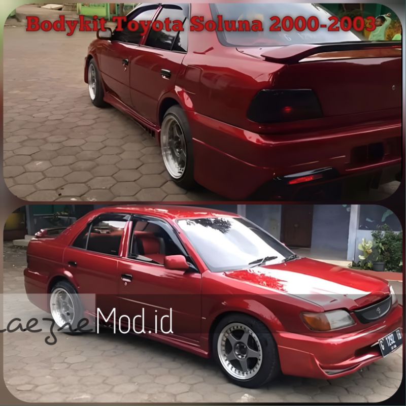 Fullset Bodykit Soluna depan samping belakang