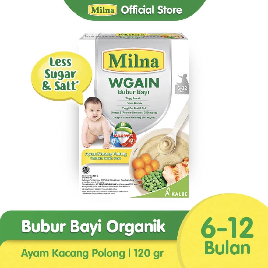 MILNA WGAIN BUBUR BAYI 6 BULAN|MILNA BUBUR WGAIN 6 BULAN|BUBUR BAYI