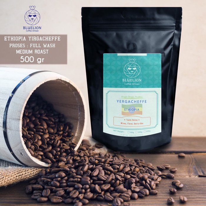 

ds011css Bluelion - Ethiopia Yirgacheffe 500G (Kopi Single Origin Arabica) - Biji Ds20X11