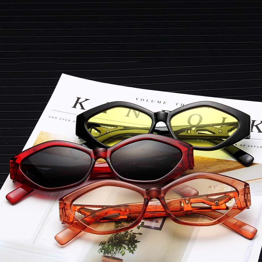 Mxbeauty Kacamata Wanita Fashion Untuk Pria Anti UV Motif Leopard UV400 Kacamata Matahari Bingkai Kecil Rectangle Sunglasses