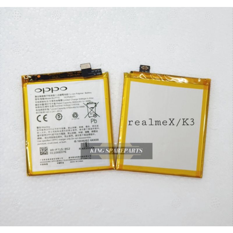 BATERAI BATRE BATTERY OPPO K3 RENO LIFE REALME X BLP701 BLP715 ORI99