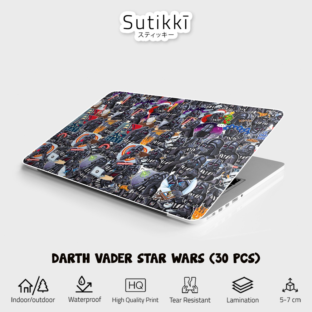 Sutikki | Sticker Star Wars Darth Vader Anakin Skywalker Stiker Laptop Vinyl Sepeda Mobil