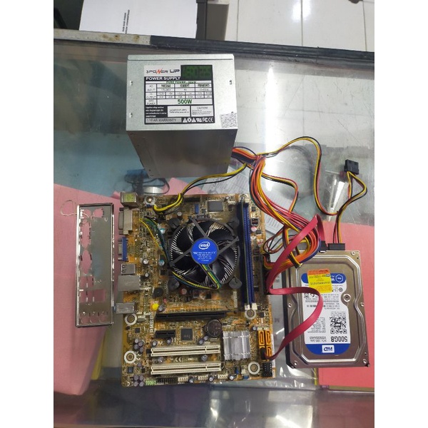 Paket Lengkap Mobo H61+Proc G2020+Fan+Ram+Hdd+Psu Tinggal Rakit