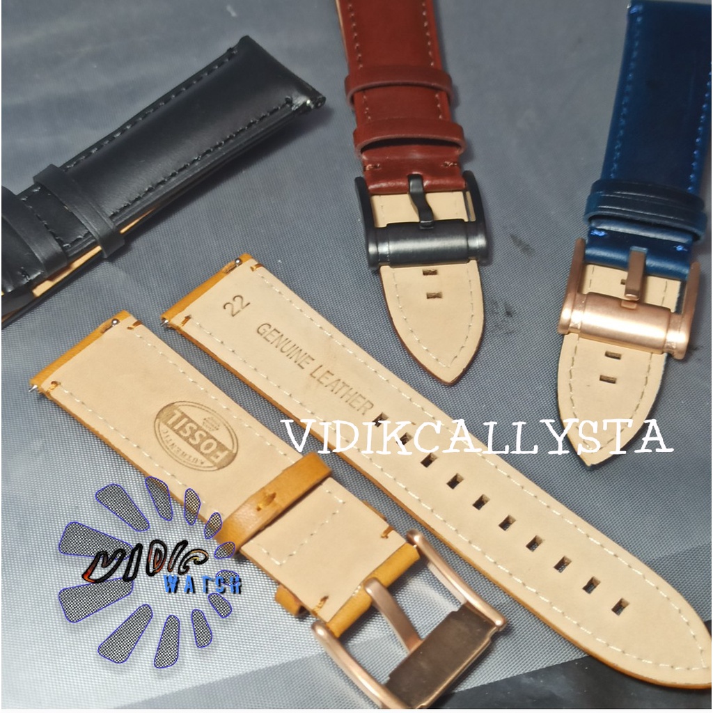 STRAP JAM TANGAN TALI KULIT QR QUICK RELEASE 22MM TALI JAM KULIT QUICK RELESE 22 MM QR