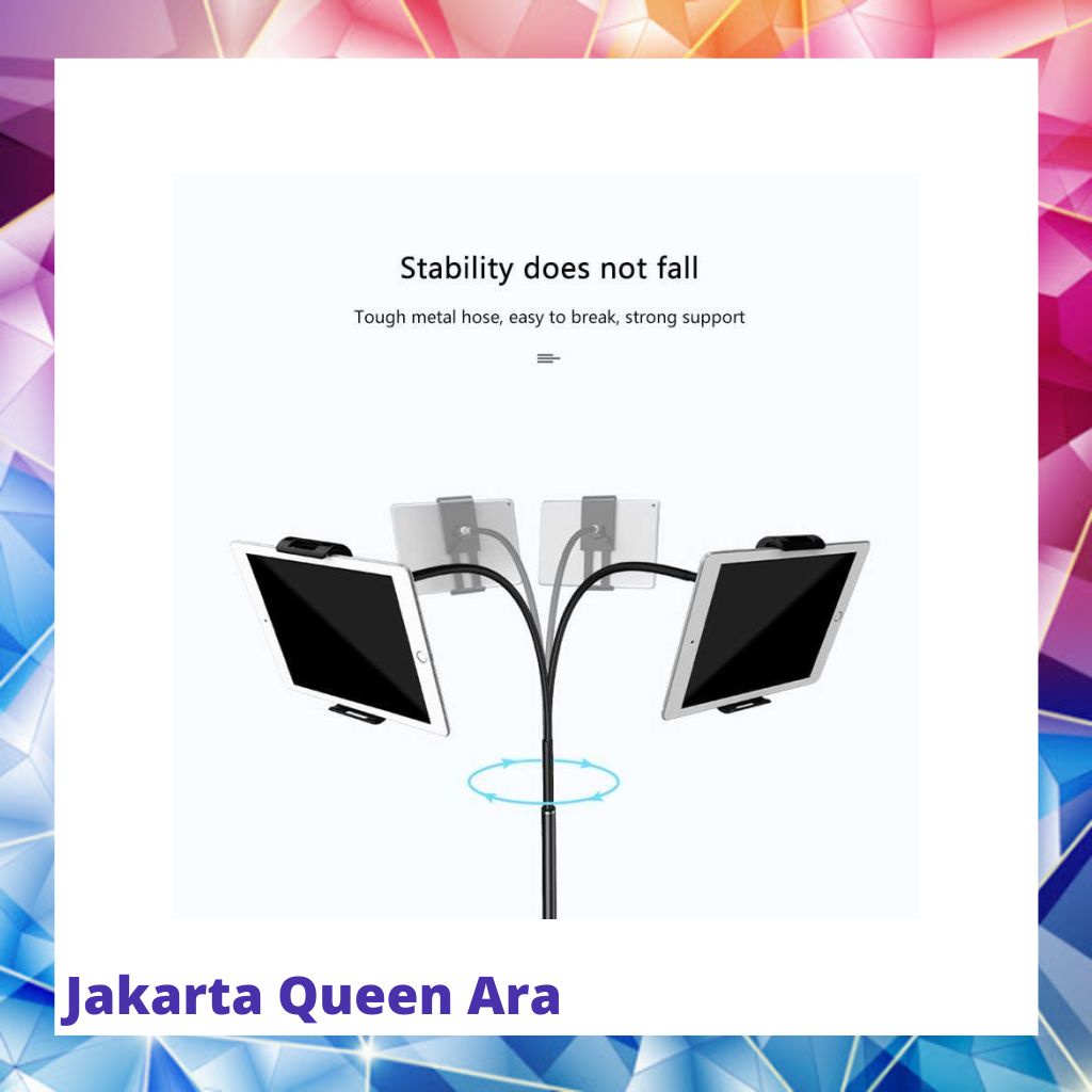 TaffSTUDIO Floor Stand Dudukan Smartphone iPad Holder Rotating - GH02