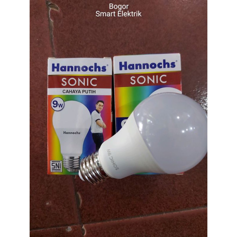 Lampu LED Hannochs Sonic 9W/ 9Watt Cahaya Putih