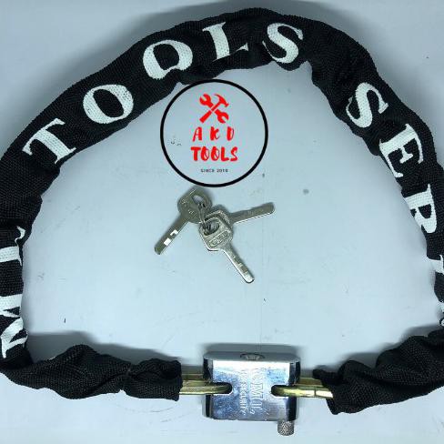 ( BISA COD ) Gembok Rantai 80cm / Gembok Motor / Gembok Sepeda / Gembok Pagar TERPERCAYA [Kode