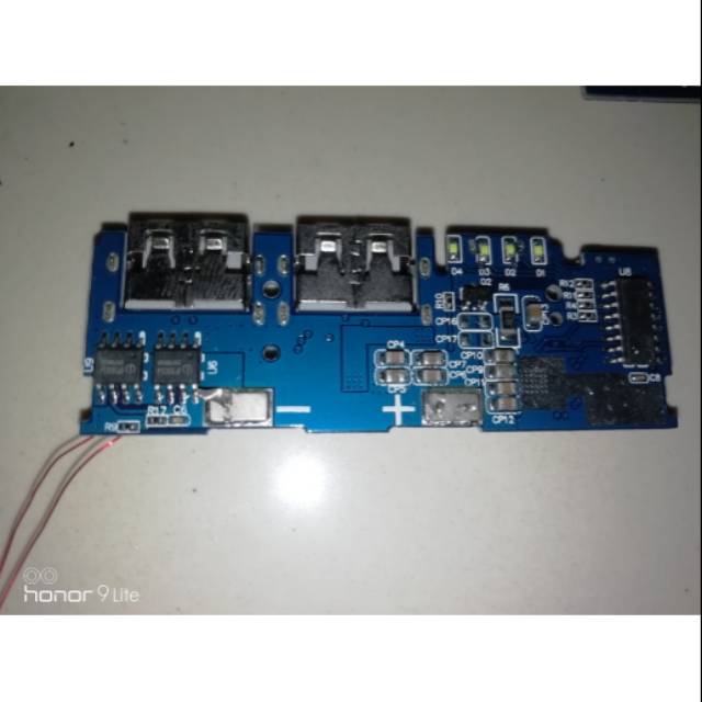 Kit Modul powerbank 2 Output 2 Ampere