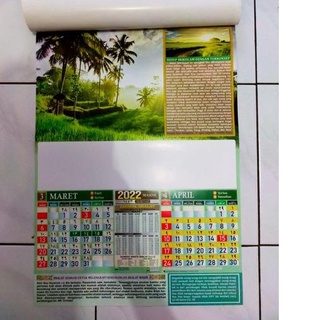 Jual Kalender Dakwah Islam Tahun 2022 Jadwal Puasa Sunnah Original 