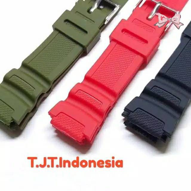 Tali Jam Tangan Casio W218-H W-218H W218H W 218 H FREE 2 PEN