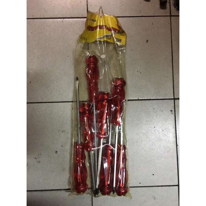 Obeng Set 7 Pcs Obeng Ketok 7 Pcs arttec93 Kualitas Baik