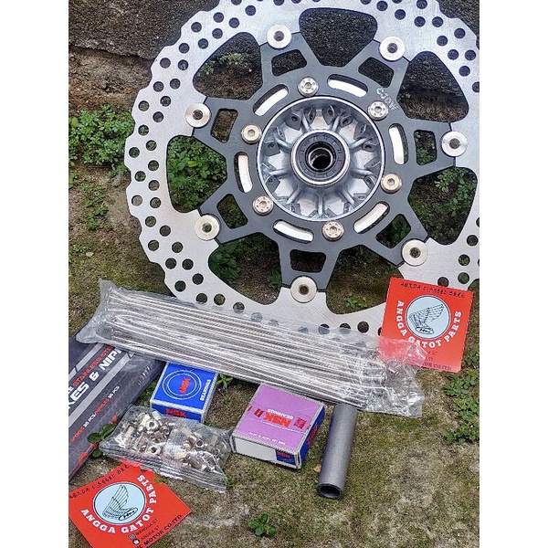 tromol depan set piringan klx DTracker CJDW komplit siap pakai