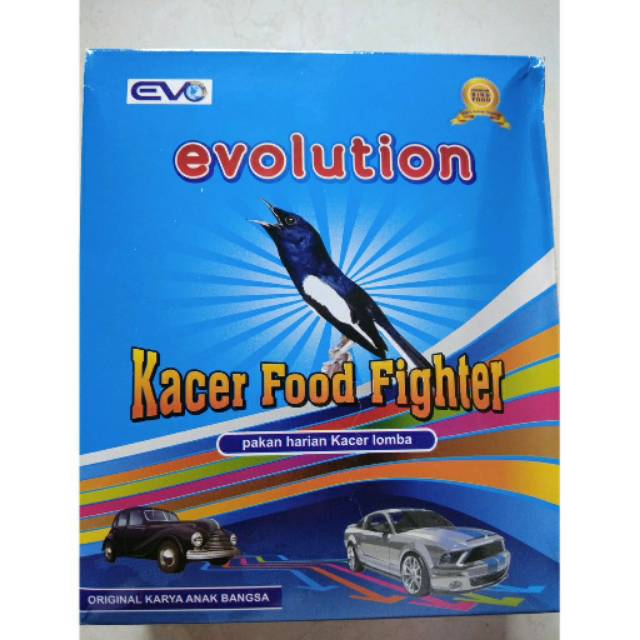 Pakan burung evolution evo kacer food fighter ,pakan harian kacer lomba