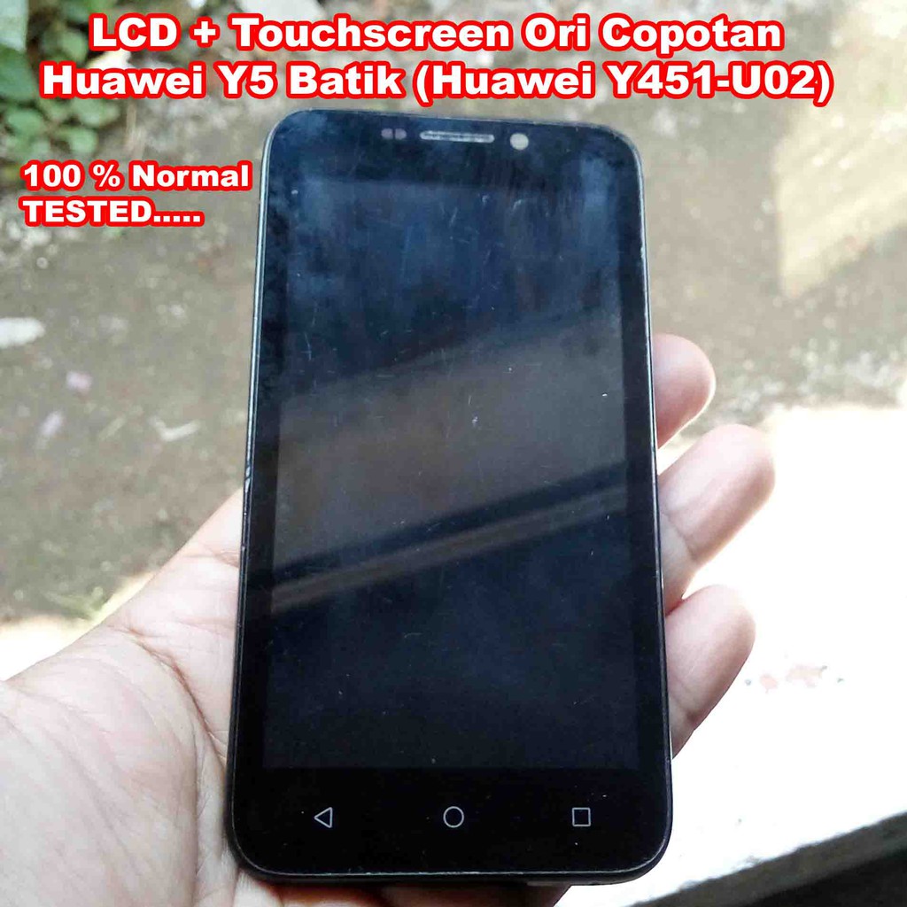 Jual LCD TS Ori Huawei Y5 Batik Y541 U02 Normal Tested LCD Touchscreen