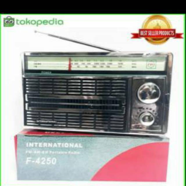 Radio Portable CR-4250 Internasional  Ac/Dc/Radio Fm/AM/SW Souness