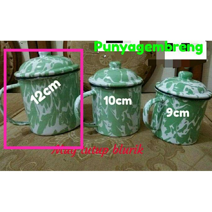 mug blurik/mug jadul/enamel/cangkir jadul