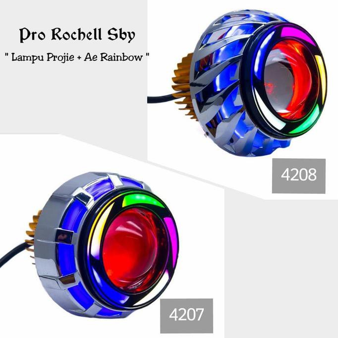 Lampu Projie Rainbow Pelangi Projektor Proyektor Led Motor Segera Dapatkan