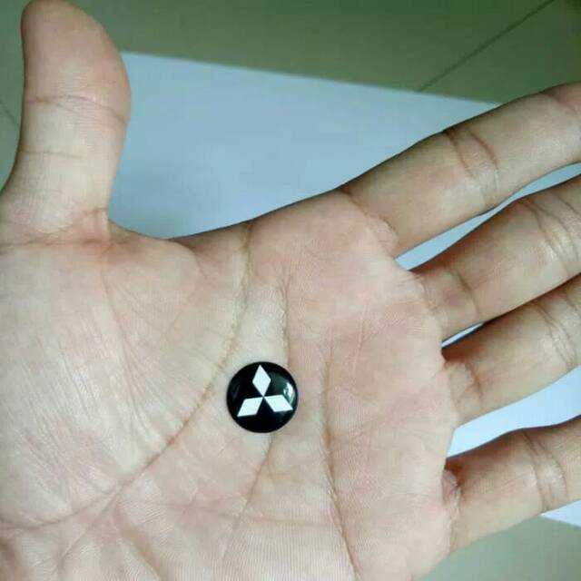 Stiker Mobil Mitsubishi mini timbul