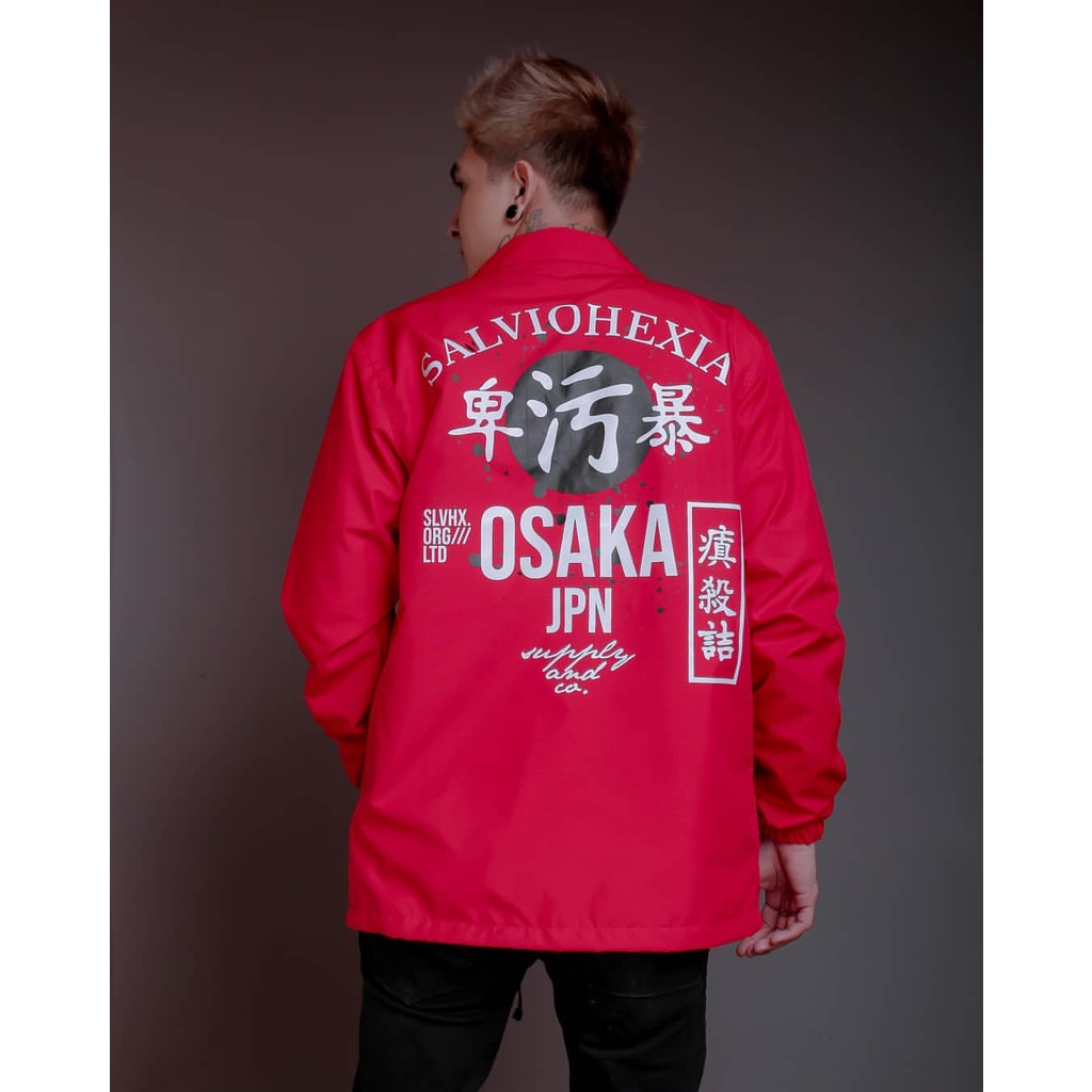 Jaket Coach Original Salvio Hexia Red Osaka