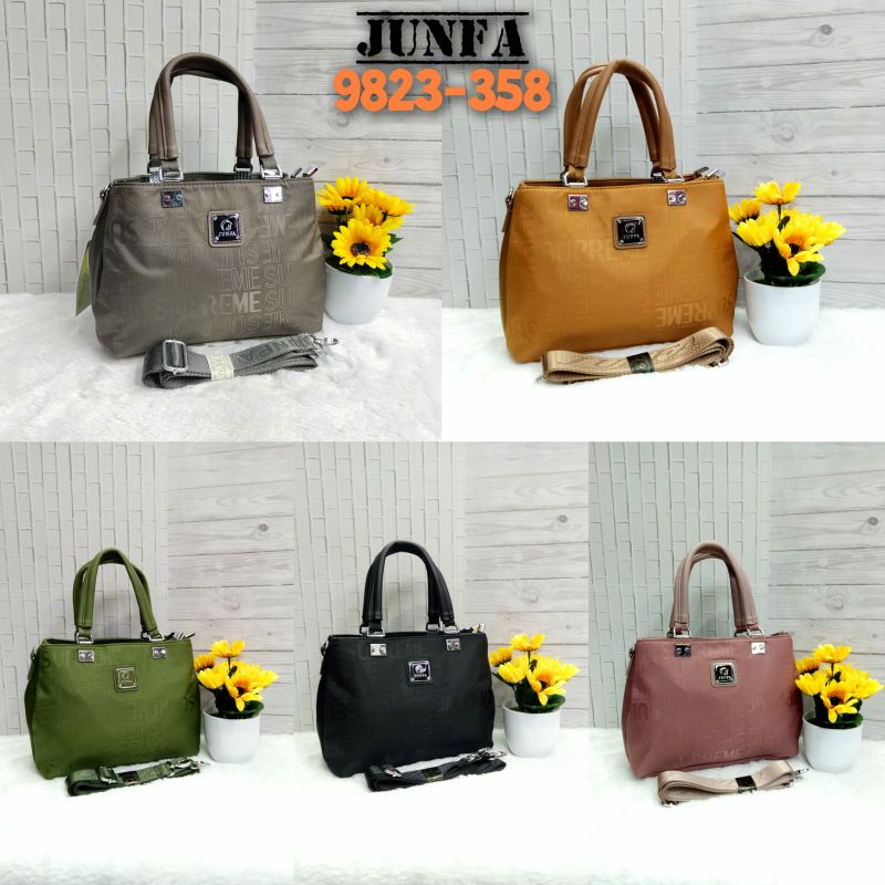 Tas wanita selempang junfa 9823-358 parasut original