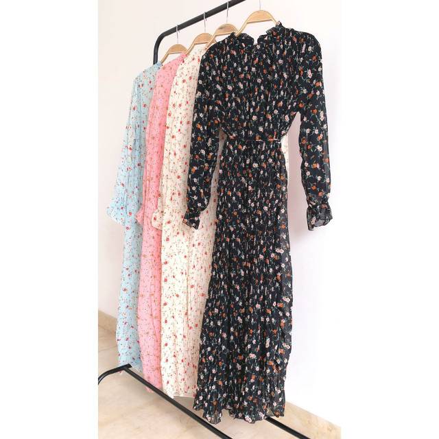 Gamis bkk import premium plisket