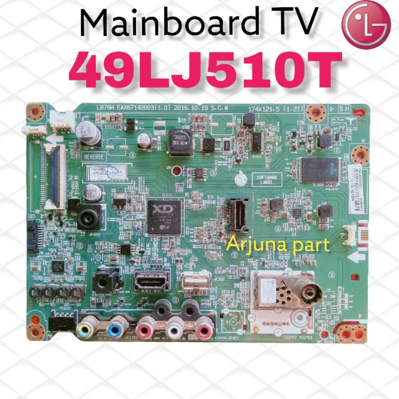 Mainboard TV LG 49LJ510T - MB LG 49lj510t - MB 49lj510t