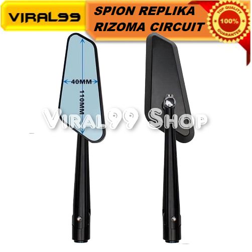 Spion Replika Rizoma Circuit Honda ADV 150 Pcx DLL Black Diamond