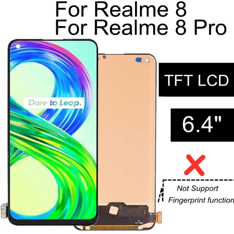 LCD TOUCHSCREEN REALME 8 PRO - REALME Q2 PRO LCD TS KOMPLIT TFT NON FINGER PRINT
